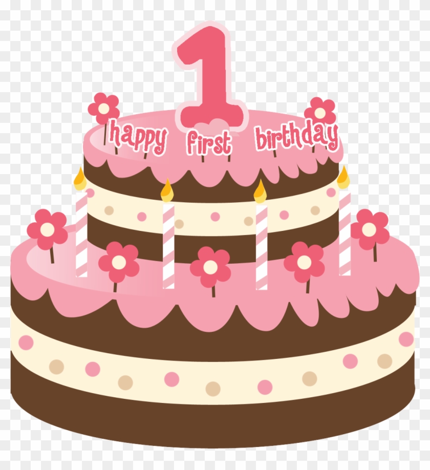 Images For 1st Birthday Cake Png - 1st Birthday Cake Png Clipart