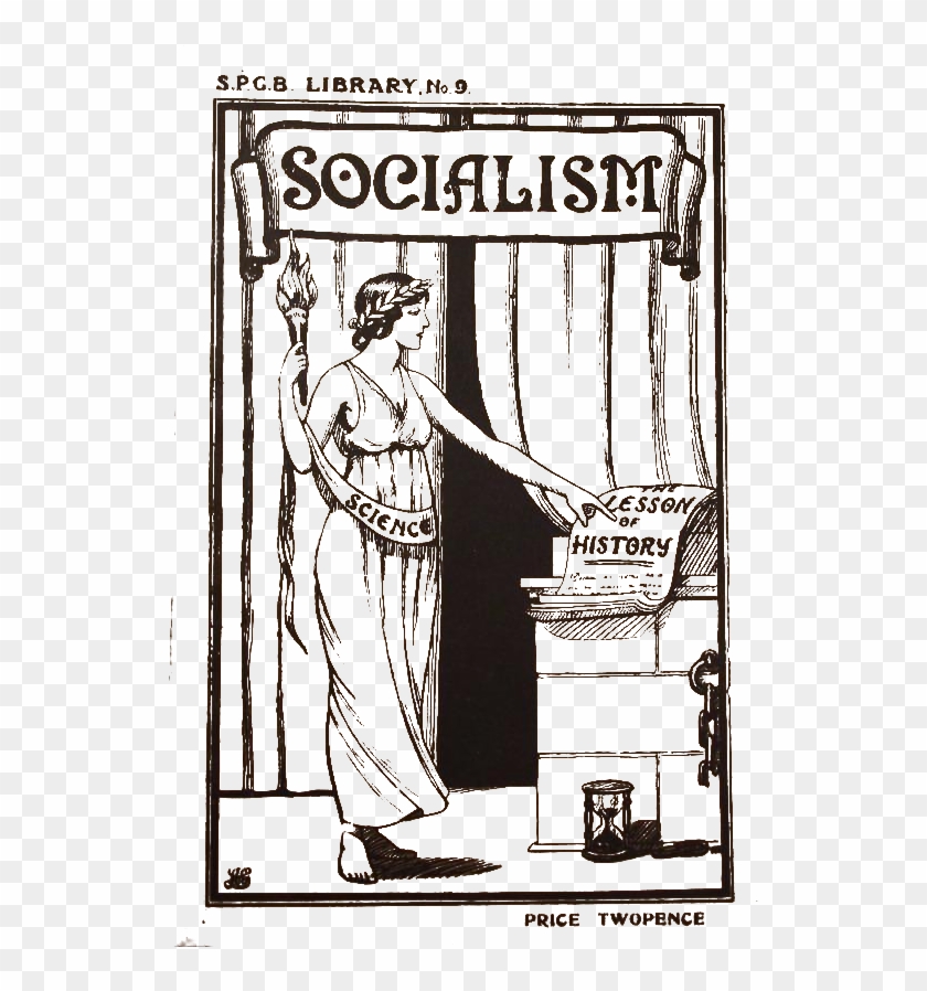 Spgb Library No 9 Socialism 1920 Pamphlet Cover - Poster Clipart