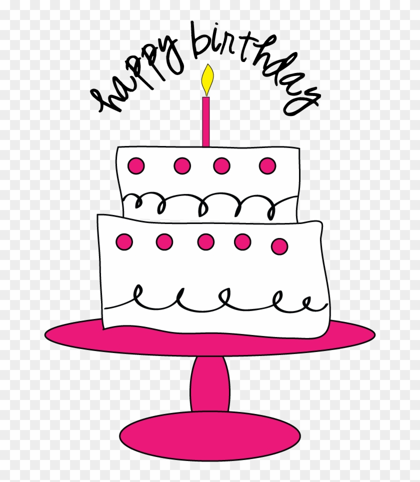Clip Royalty Free Download Free Birthday Cake Clipart - Cute Birthday Clipart Free - Png Download