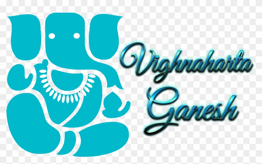 Vighnaharta Ganesh Png - Black And White Ganesh Png Clipart