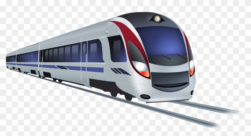 Modern Train Png Clip Art - Train Clipart Png Transparent Png