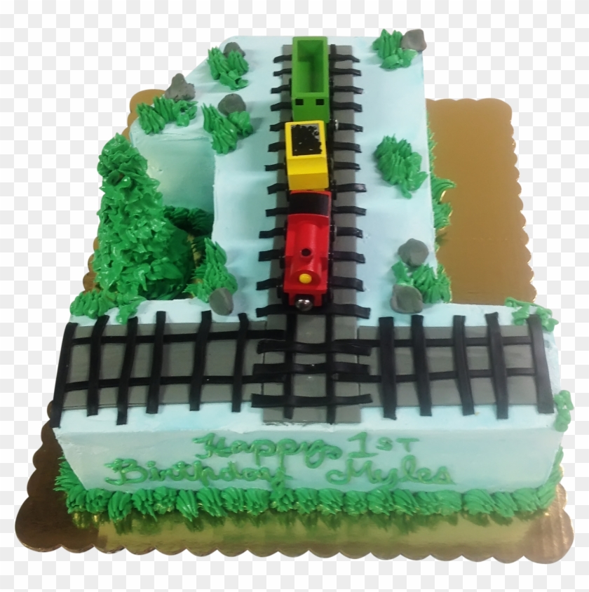 Cake For 1 Year Old - First Birthday Train Cake Clipart