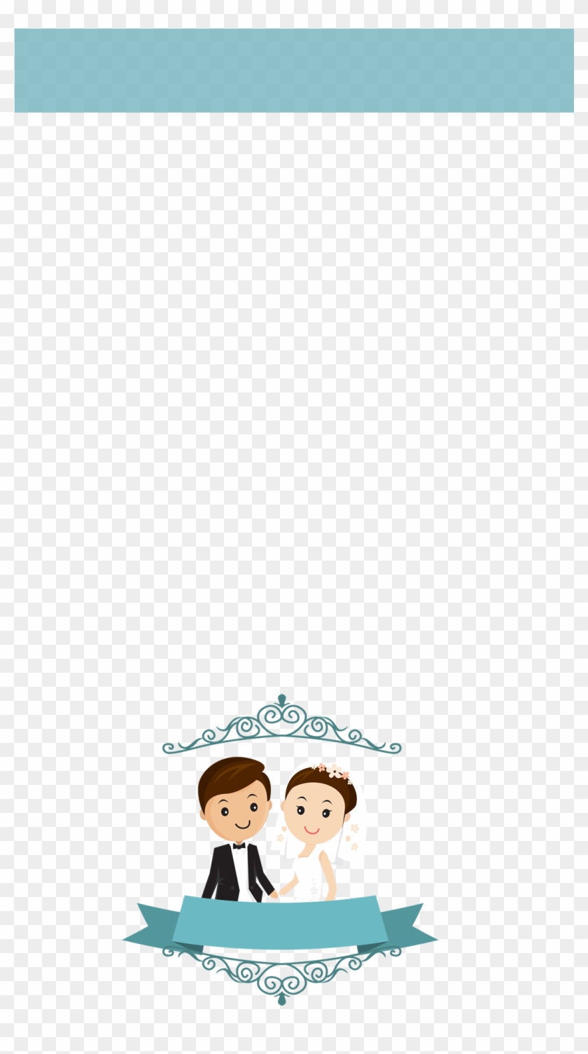 Holding Hands - Wedding Couple Cartoon Png Clipart