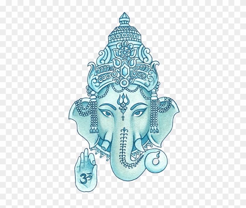 Symbols Of Power, Symbols Of Strength, Ganesha Art, - Elephant Buddhism Clipart
