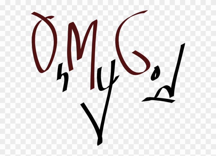 Clip Art Freeuse Oh My God Clip Art At Clker - Oh My God Word - Png Download