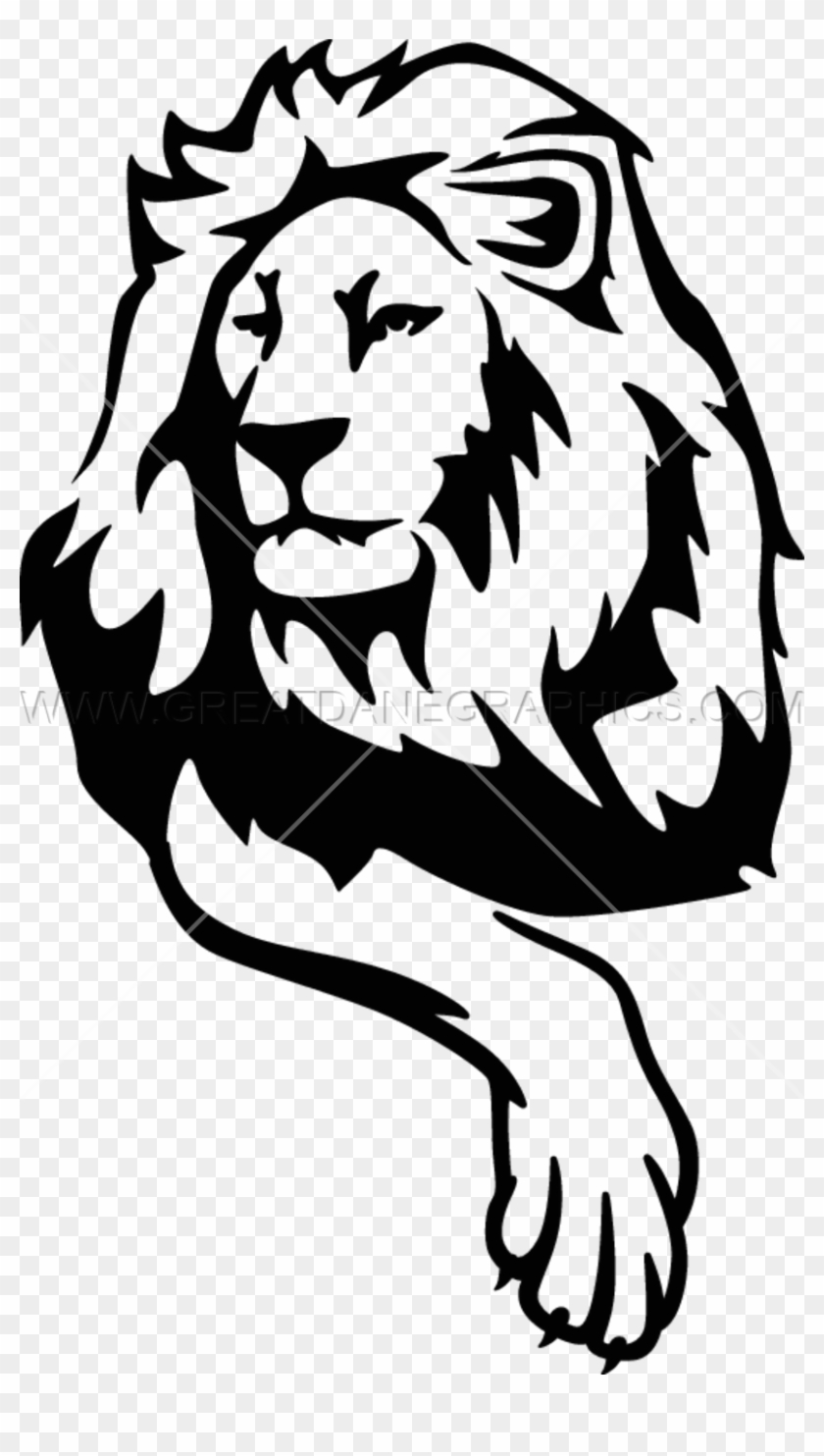 White Lion Clipart Png Full Hd - Lion Png Black White Transparent Png #118742