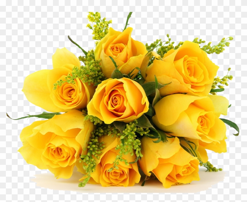 Flower Bouquet Png - Yellow Flowers Bouquet Png Clipart