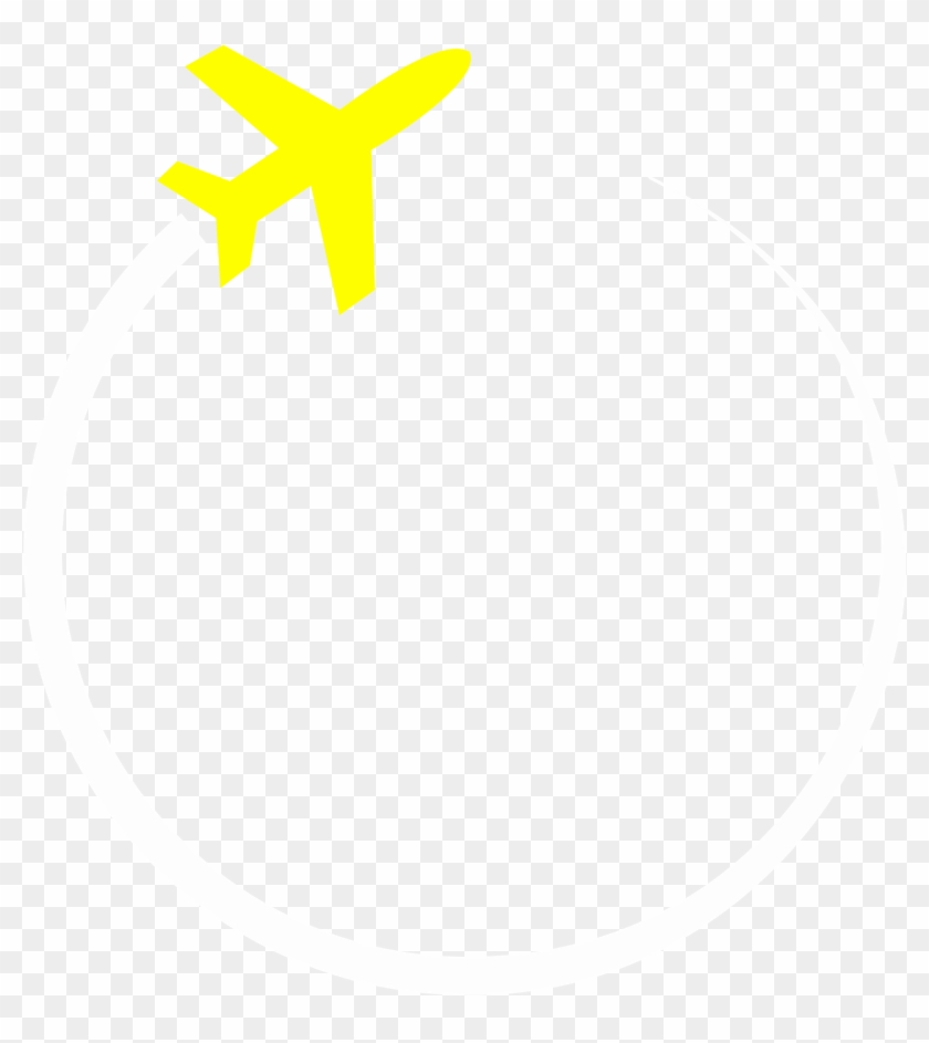 Plane Flight Tracker - Circle Clipart #119053