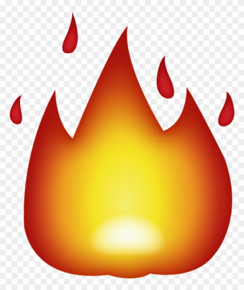 Download Fire Emoji - Fire Emoji Png Clipart #119075