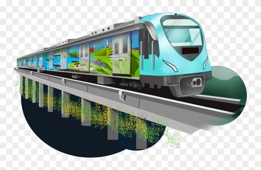 Perhaps For The First Time, All The Diverse Aspects - Kochi Metro Clipart #119198