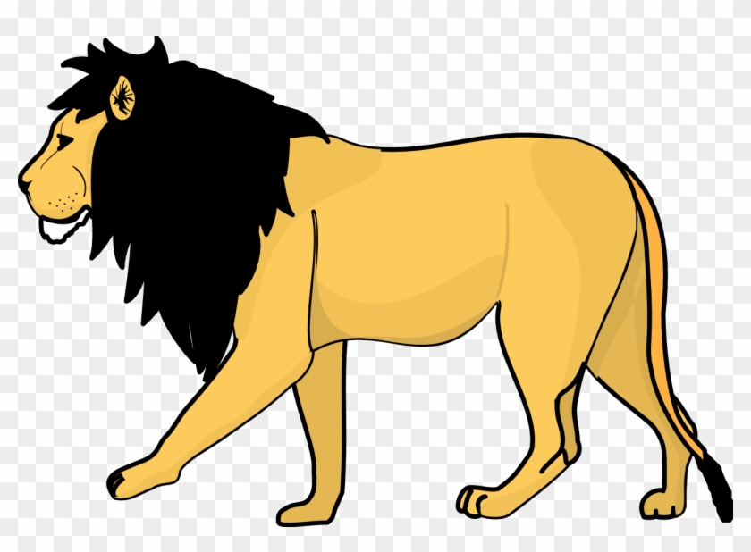 Animated Lion Png Image - Lion Clipart With No Background Transparent Png #119199