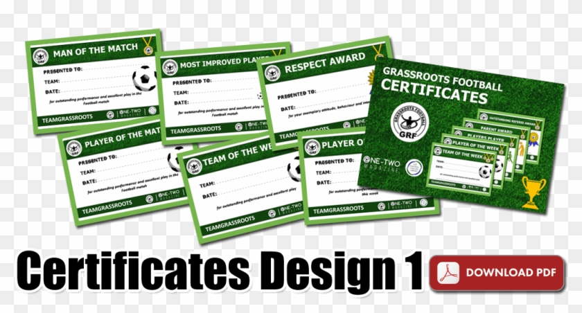 Certificates - Man Of The Match Certificate Template Football Clipart