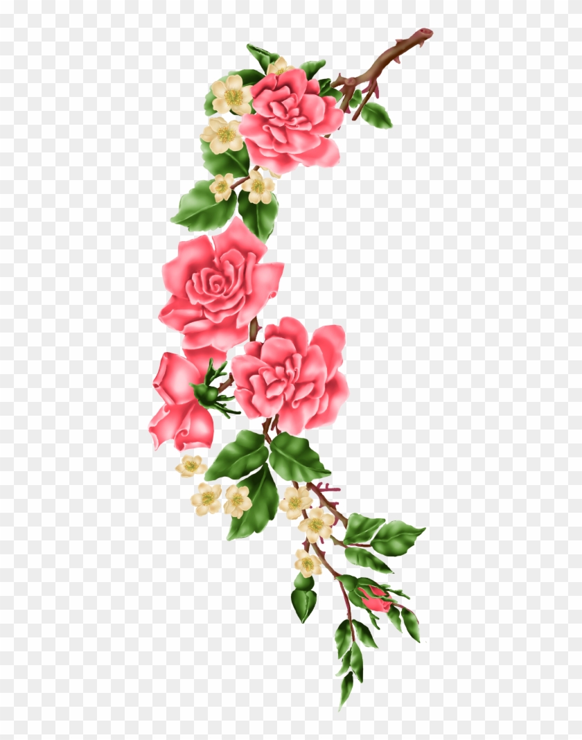 Image Du Blog Zezete2 - Shabby Chic Flower Png Clipart