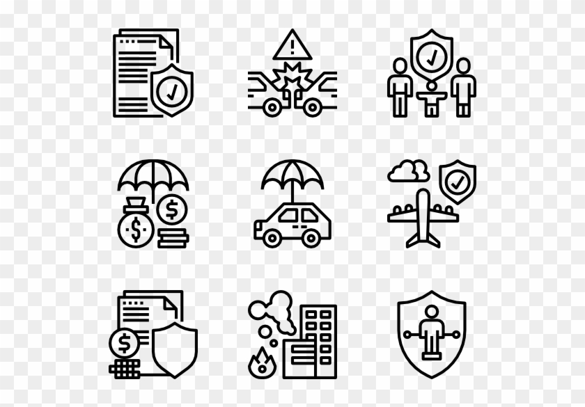 Insurance - Food Icons Png Clipart