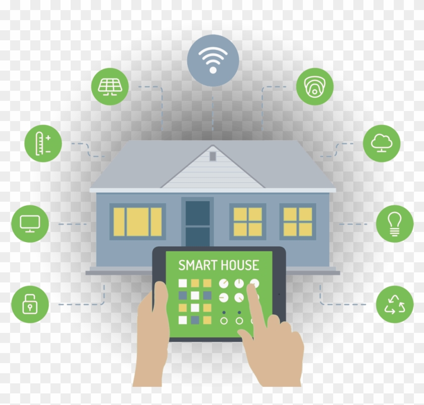 Home Automation - Smart Homes Big Data Clipart #119625