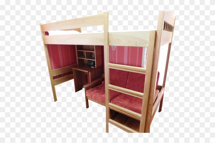 Home Furniture - Loftbed - Bunk Bed Clipart #119654