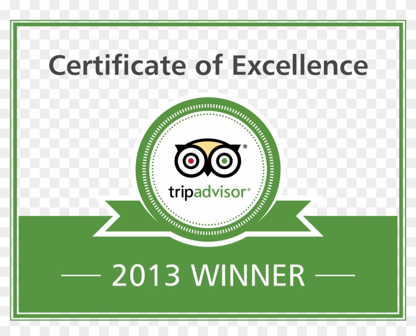 Tripadvisor Certificate Of Excellence 2013 Clipart #119731