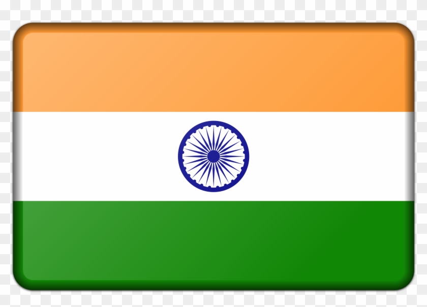 India Flag Clipart Transparent - Indian Flag Icon Png #119898