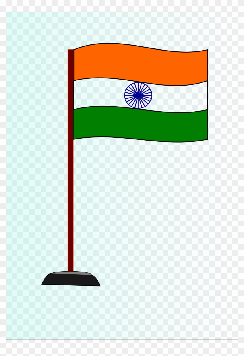 Picture Freeuse Download National Big Image Png - Draw Indian National Flag Clipart #119918