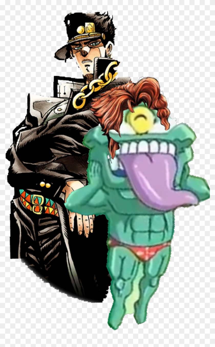 Jotaro And Kakyoin - Cartoon Clipart