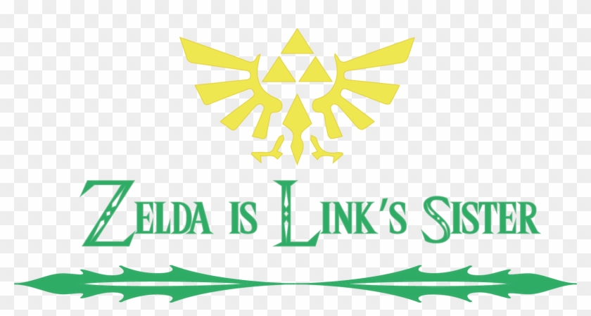 Zelda Is The Sister Of Link - Legend Of Zelda Clipart #1100315
