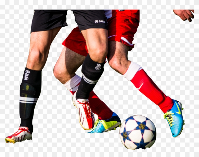 Two Players Playing Football Png Image - Football Asian Games 2018 Clipart