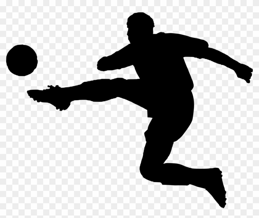 Football Player Png - Kicking Ball Png Clipart #1100831