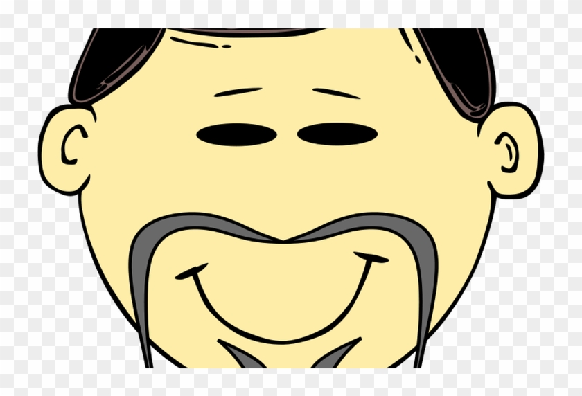 Chinese Man Cartoon Face - Chinese Drawings Of People Clipart