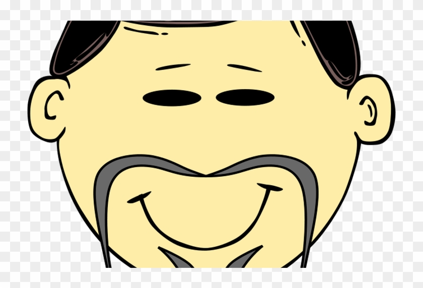 Chinese Man Cartoon Face - Chinese Drawings Of People Clipart #1100883