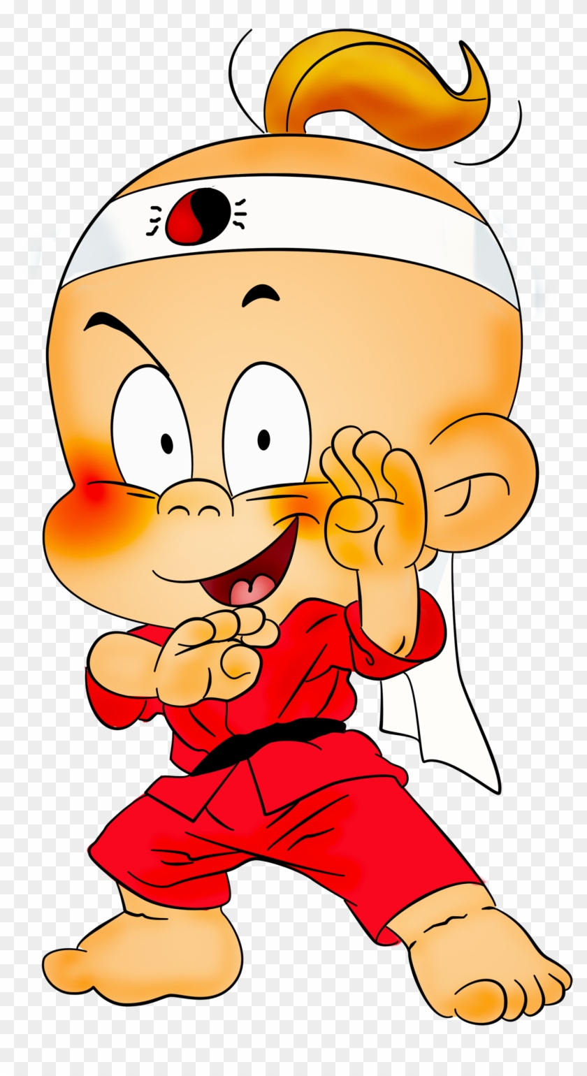 Funny Cartoon Faces - Karate Funny Cartoon Clipart #1100914