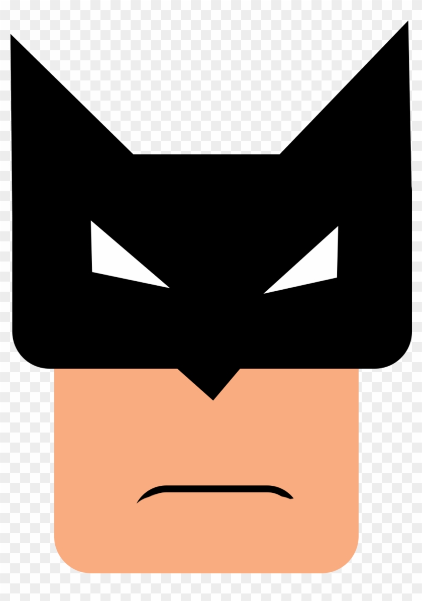 Batman Face Png - Batman Face Clipart Transparent Png #1101116