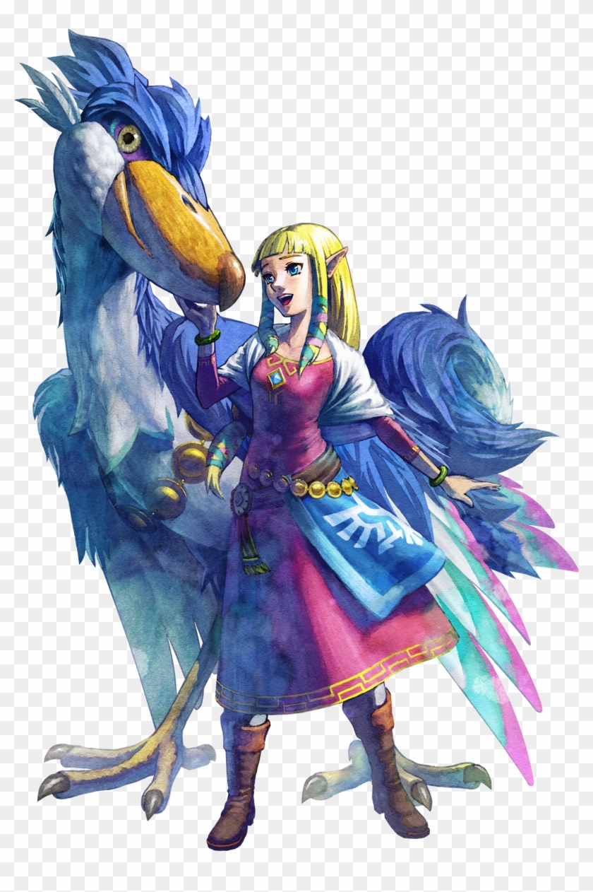 Zelda's Loftwing - Zelda Skyward Sword Bird Clipart