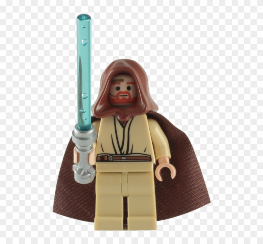 Buy Lego Obi-wan Kenobi Minifigure With Blue Lightsaber - Lego Obi Wan Kenobi Minifigure Clipart