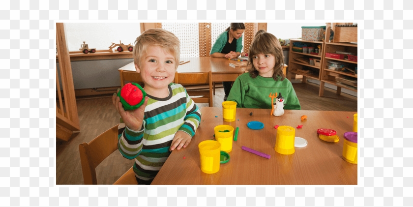 Children Playing A Clay - Fargo Academy For Children Clipart #1101449