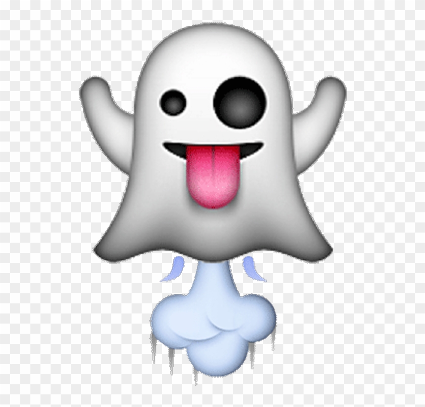 Emoji Sticker - Ghost Emoji Png Clipart