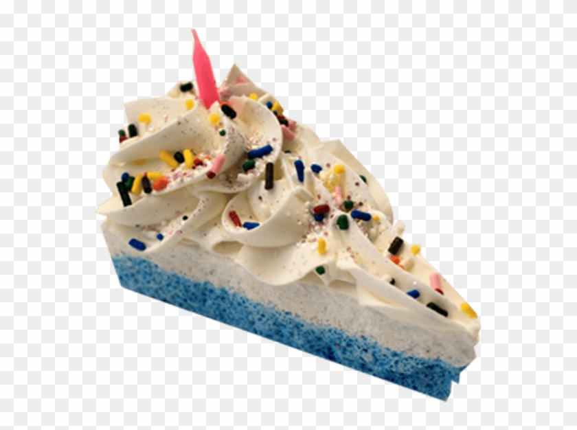 Happy Birthday December - Transparent Birthday Cake Slice Clipart