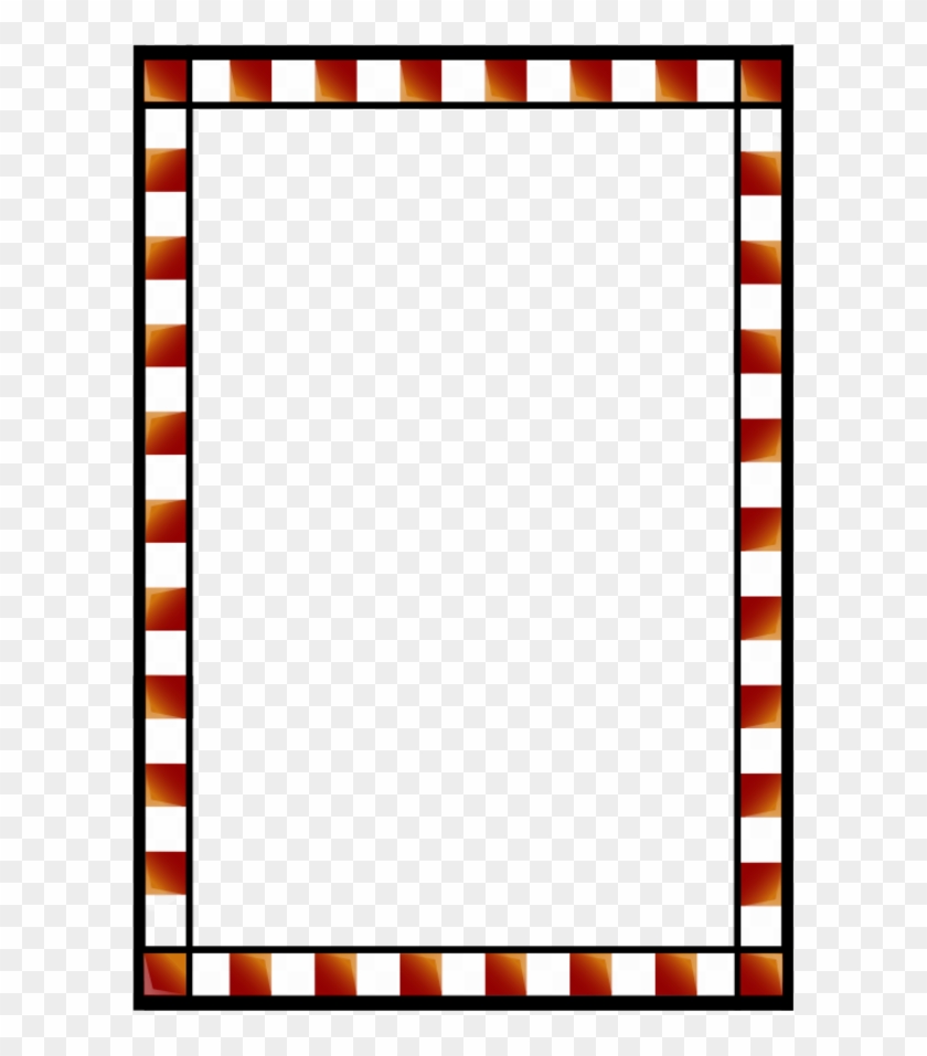 Vector Clip Art - Checkered Border Free Clipart - Png Download