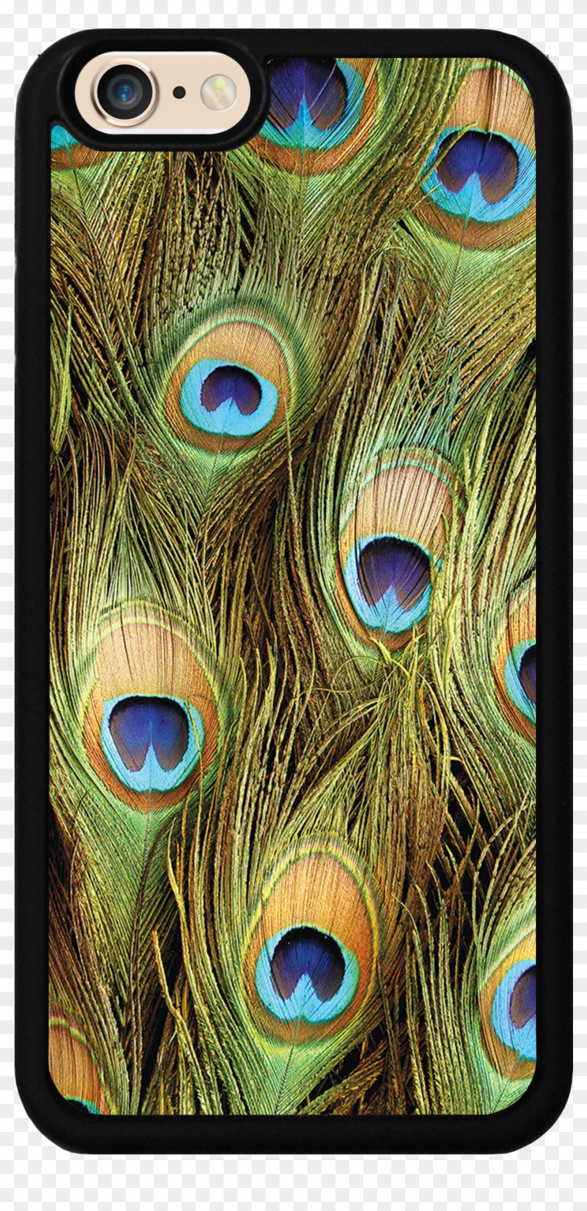 Peacock Feathers Gold Case - Mobile Phone Case Clipart #1102434