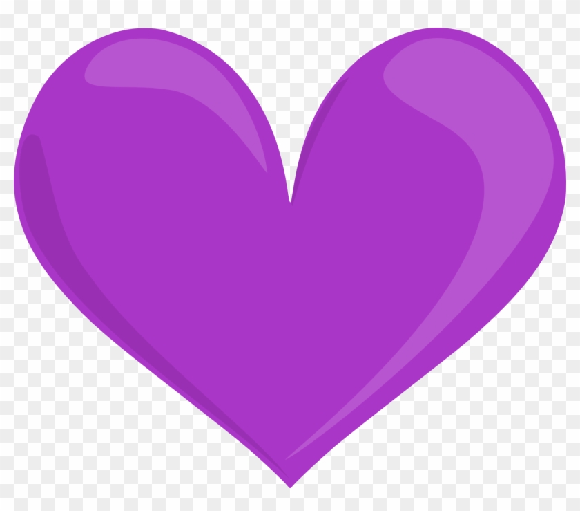 Purple Hearts Png - Purple Heart With Transparent Background Clipart #1102868