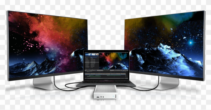 Placentia, California, June 7th - Monitor Thunderbolt 3 Clipart