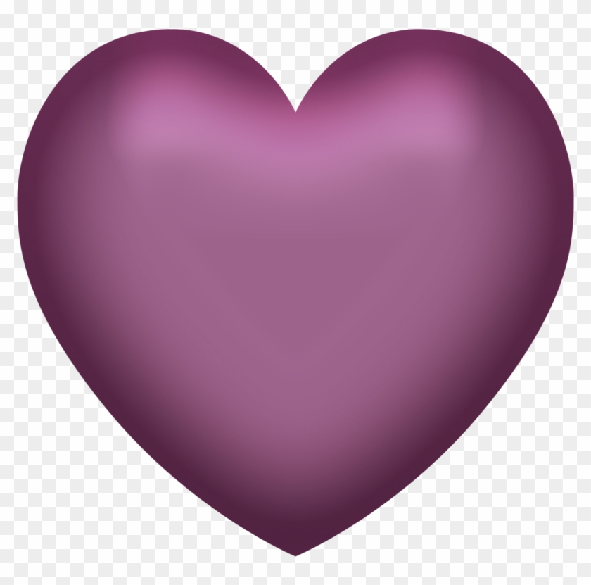 Hearts ‿✿⁀♡♥♡❤ Purple Love, Purple Hearts, Love Heart - Purple Heart On Transparent Background Clipart #1102911