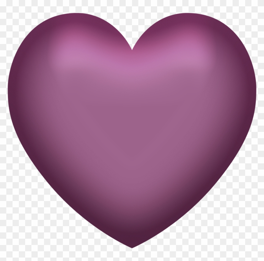 Hearts ‿✿⁀♡♥♡❤ Purple Love, Purple Hearts, Love Heart - Purple Heart On Transparent Background Clipart #1102911