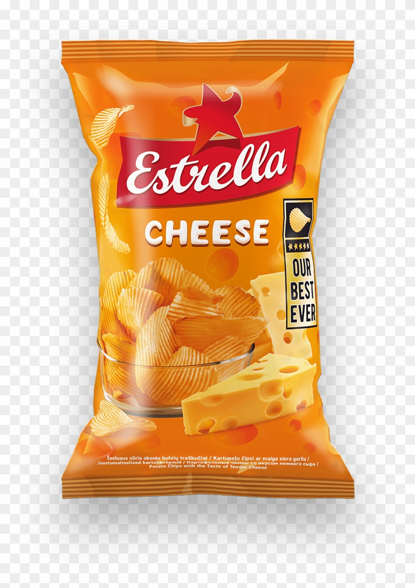 Estrella Cheese - Estrella Bacon Chips Clipart #1103049