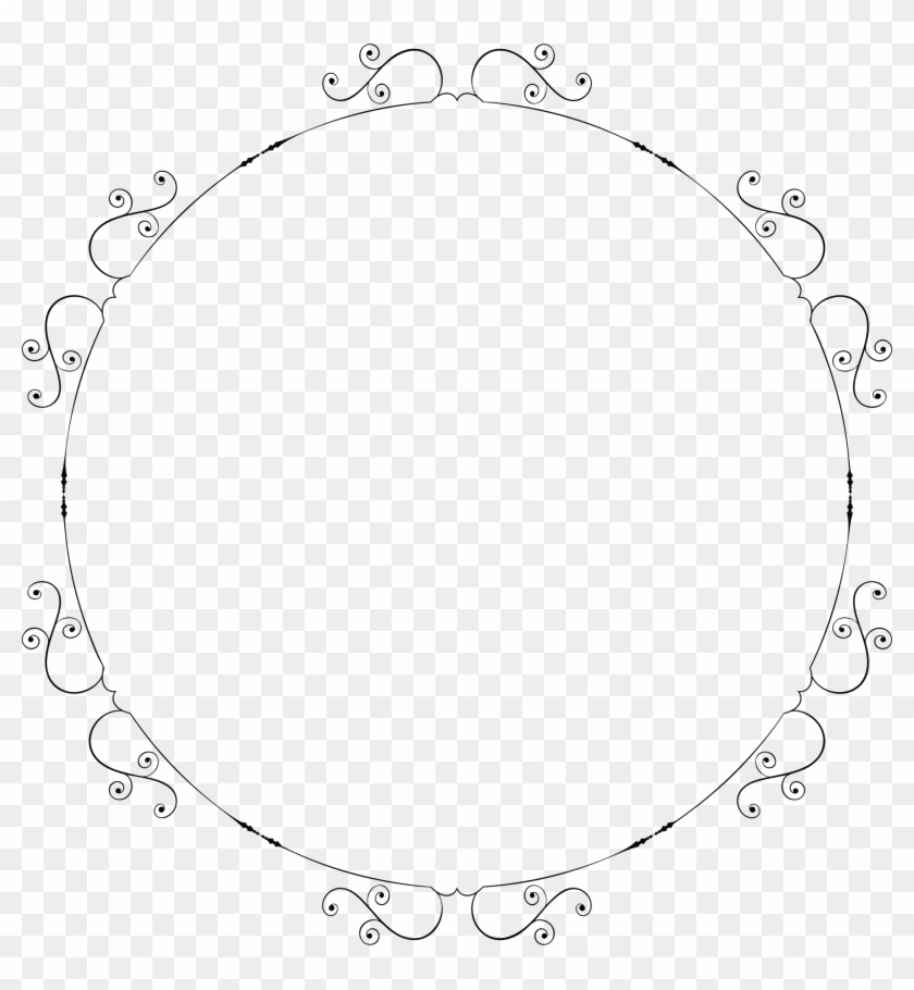 2256 X 2338 5 - Round White Frame Png Clipart