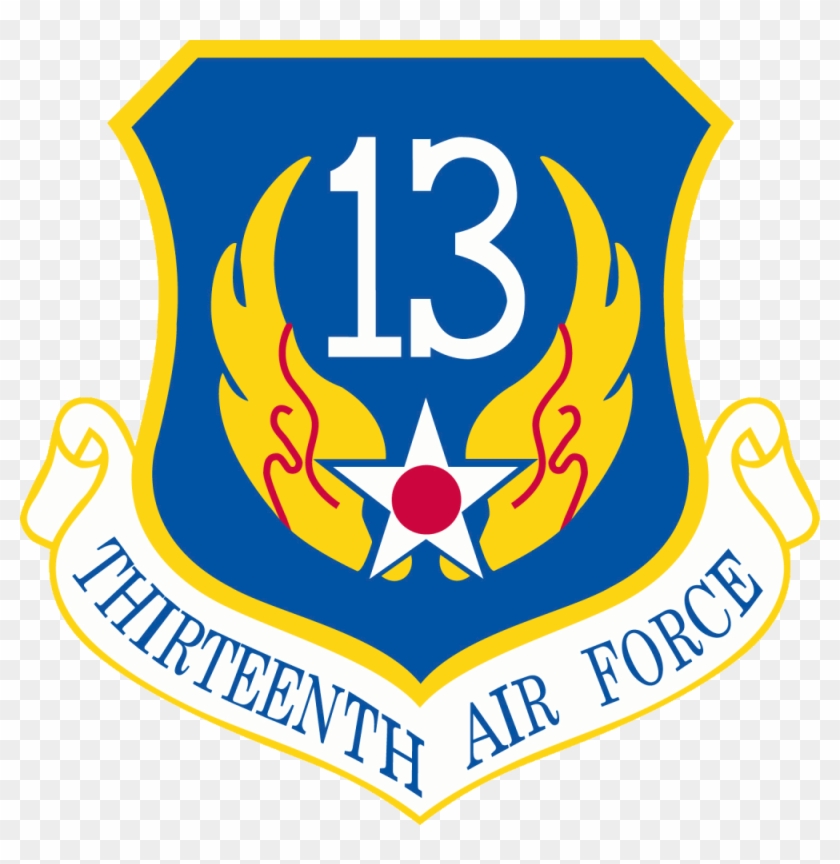Thirteenth Air Force - 8th Air Force Emblem Clipart
