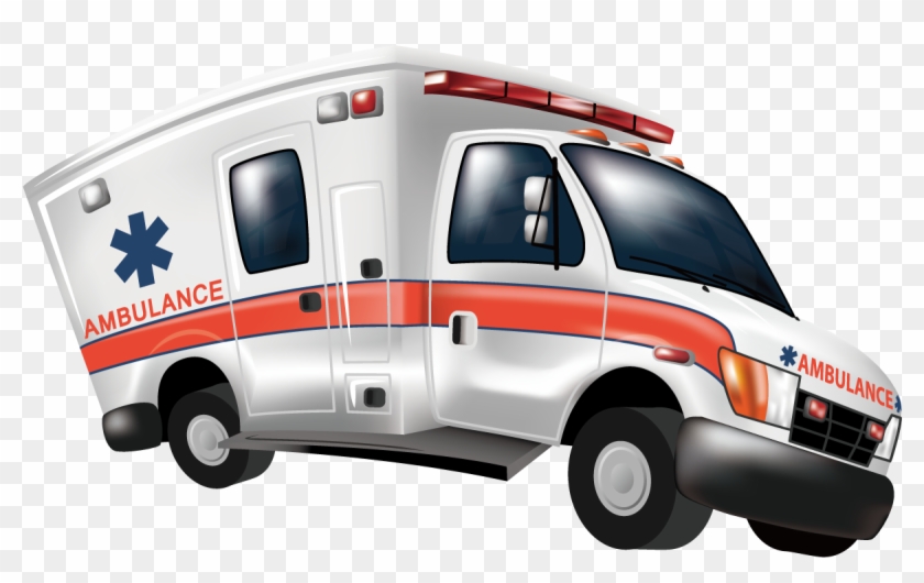 Ambulance Png Free Download - Running Ambulance Cartoon Clipart #1103812