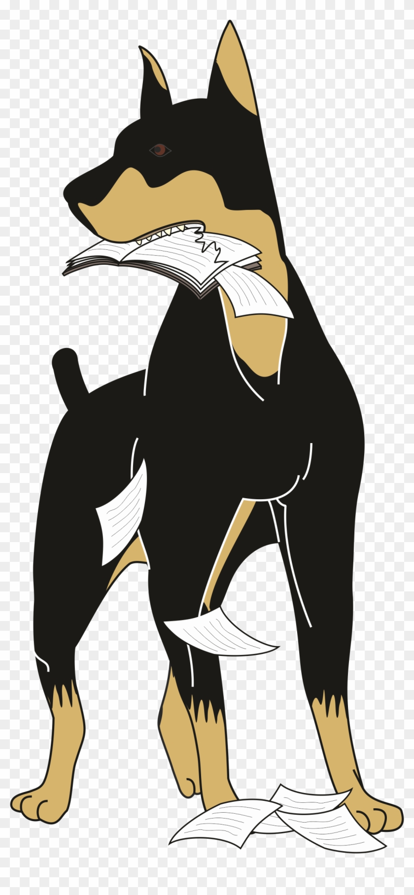 Perro Y Biblia Co - Perro Que Se Comio La Biblia Clipart #1103924