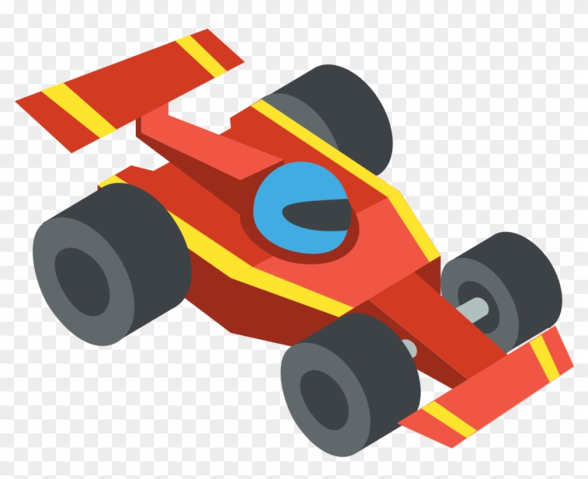 File - Emojione 1f3ce - Svg - Race Car Icon Png Clipart - Racing Emoji Transparent Png