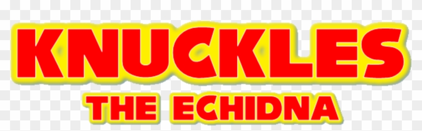Archie Sonic Comics - Knuckles Name Logo Clipart
