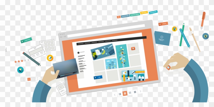 Webdesign - Time To Redesign Your Website Clipart